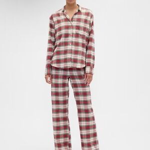 Flannel Plaid Pajama Set